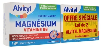 Alvityl Magnesium Vitamin B6 2 X 45 Tablets 3 Alvityl Magnesium Vitamin B6 2 X 45 Tablets