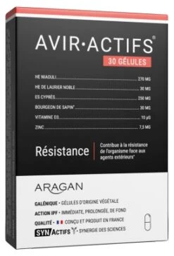Aragan Synactifs AvirActifs 30 Capsules