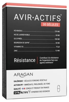 Aragan Synactifs AvirActifs 30 Capsules 3 Aragan Synactifs AvirActifs 30 Capsules