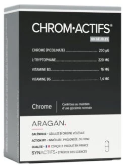 Aragan Synactifs ChromActifs 60 Capsules