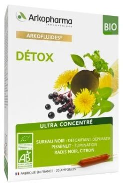 Arkopharma Arkofluides Organic Detox 20 Phials