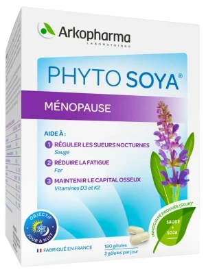 Arkopharma Phyto Soya Menopause 180 Capsules 3 Arkopharma Phyto Soya Menopause 180 Capsules