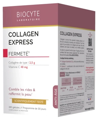 Biocyte Collagen Express Anti-Aging Firmness 180 Capsules 3 Biocyte Collagen Express Anti-Aging Firmness 180 Capsules