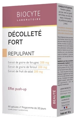 Biocyte Décolleté Fort 60 Capsules 3 Biocyte Décolleté Fort 60 Capsules