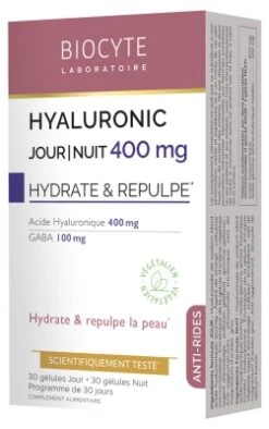 Biocyte Hyaluronic Day/Night 400mg Anti-Aging 24H 60 Capsules