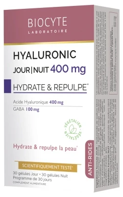 Biocyte Hyaluronic Day/Night 400mg Anti-Aging 24H 60 Capsules 3 Biocyte Hyaluronic Day/Night 400mg Anti-Aging 24H 60 Capsules