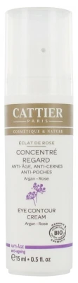 Cattier Éclat De Rose Eye Contour Treatment Organic 15ml