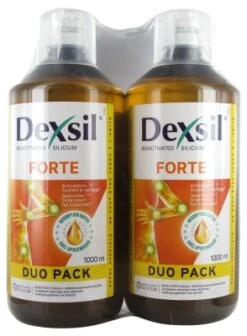 Dexsil Forte Joints + MSM Glucosamine Chondroitin Drinkable Solution 2 X 1L