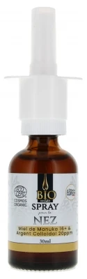 Dr. Theiss Organic Manuka Honey Throat Spray 16+ And Colloidal Silver 20ppm 30ml