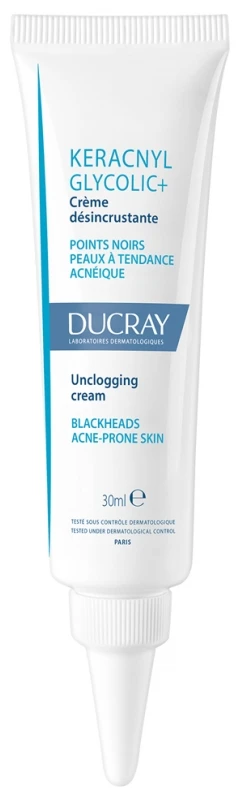 Ducray Keracnyl Glycolic+ Unclogging Cream 30ml