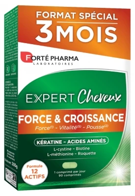 Forté Pharma Expert Strenght & Growth 90 Tablets 3 Forté Pharma Expert Strenght & Growth 90 Tablets