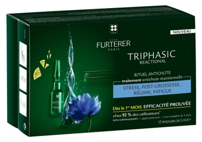 René Furterer Triphasic Reactional Ritual Anti-Hair Loss Reactional Treatment 12 Phials 3 René Furterer Triphasic Reactional Ritual Anti-Hair Loss Reactional Treatment 12 Phials