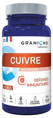 Granions Copper 60 Botanical Capsules 3 Granions Copper 60 Botanical Capsules