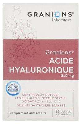 Granions Hyaluronic Acid 60 Vegetable Capsules 3 Granions Hyaluronic Acid 60 Vegetable Capsules