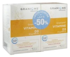 Granions Vitamin D3 2 X 60 Capsules