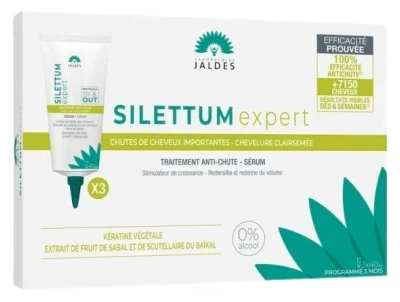 Jaldes Silettum Expert Important Hair Loss Serum - Thinning Hair 3 X 40ml 3 Jaldes Silettum Expert Important Hair Loss Serum - Thinning Hair 3 X 40ml