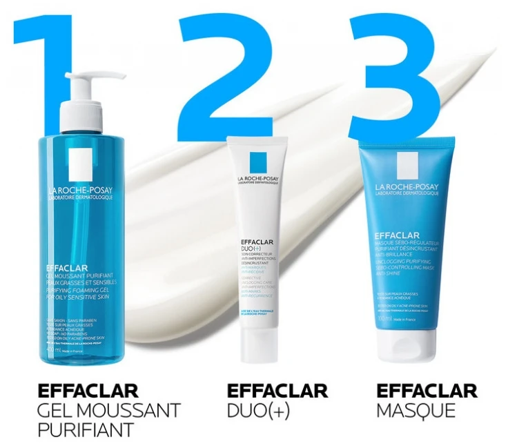 La Roche-Posay Effaclar Unclogging Purifying Sebo-Controlling Mask Anti-Shine 100ml 6 La Roche-Posay Effaclar Unclogging Purifying Sebo-Controlling Mask Anti-Shine 100ml - Image 4