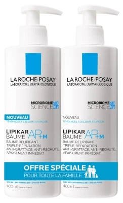 La Roche-Posay Lipikar AP+ M Replenishing Balm 2 X 400ml 3 La Roche-Posay Lipikar AP+ M Replenishing Balm 2 X 400ml