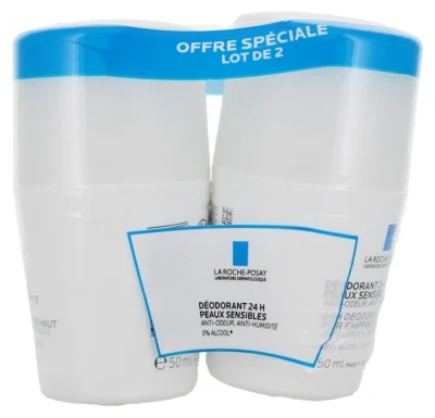 La Roche-Posay Physiological Roll-On Deodorant 24H 2 X 50ml 3 La Roche-Posay Physiological Roll-On Deodorant 24H 2 X 50ml