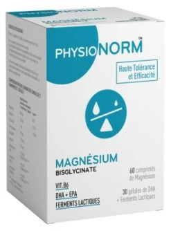 Laboratoire Immubio Physionorm Magnesium 60 Tablets + 30 Capsules
