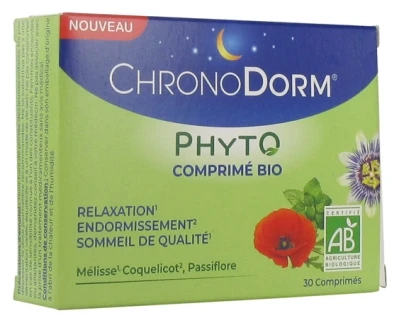 Laboratoires IPRAD ChronoDorm Phyto Organic 30 Tablets 3 Laboratoires IPRAD ChronoDorm Phyto Organic 30 Tablets