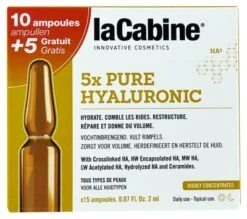 LaCabine 5x Pure Hyaluronic 10 Ampoules + 5 Free