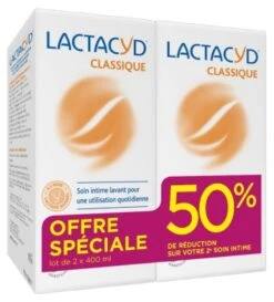 Lactacyd Classic Cleansing Intimate Care 2 X 400ml