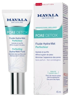 Mavala SkinSolution Pure Detox Perfecting Hydra-Matt Fluid 45ml 3 Mavala SkinSolution Pure Detox Perfecting Hydra-Matt Fluid 45ml