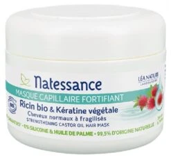 Natessance Strengthening Castor Oil & Vegetable Keratin Hair Mask 200ml