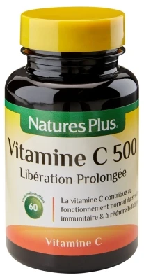 Natures Plus Vitamin C 500 Extended Release 60 Scored Tablets