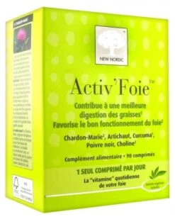 New Nordic Activ'Foie 90 Tablets