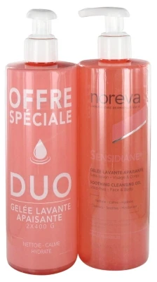 Noreva Sensidiane Soothing Cleansing Gel 2 X 400g