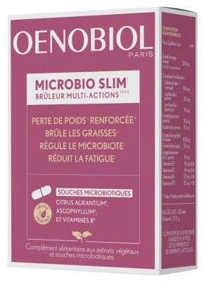 Oenobiol Microbio Slim Multi-Purposes Burner 60 Botanical Capsules 3 Oenobiol Microbio Slim Multi-Purposes Burner 60 Botanical Capsules
