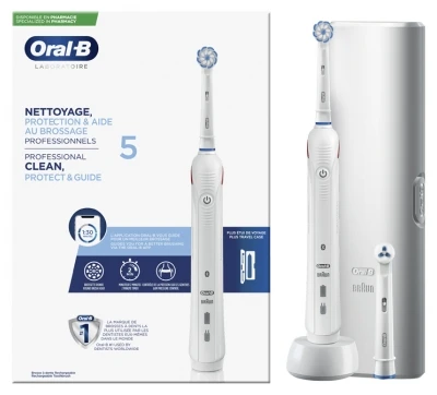 Oral B Oral-B 5 Professional Clean Protect & Guide Rechargeable Toothbrush + Accessories 3 Oral B Oral-B 5 Professional Clean Protect & Guide Rechargeable Toothbrush + Accessories