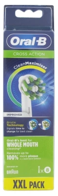 Oral B Oral-B Cross Action 8 Brushes XXL Pack