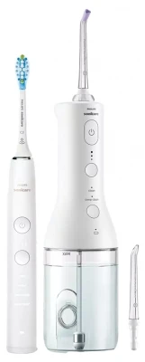 Philips Sonicare 9000 DiamondClean Electric Toothbrush + Cordless Power Flosser 3000