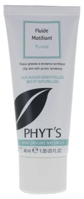 Phyt's Aromaclear Matifying Fluid Purity Organic 40ml 3 Phyt's Aromaclear Matifying Fluid Purity Organic 40ml