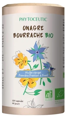 Phytoceutic Evening Primrose Borage Organic 120 Capsules 3 Phytoceutic Evening Primrose Borage Organic 120 Capsules