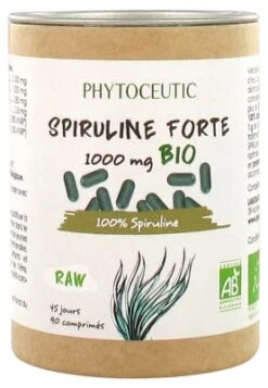 Phytoceutic Organic Spiruline Forte 1000mg 90 Tablets
