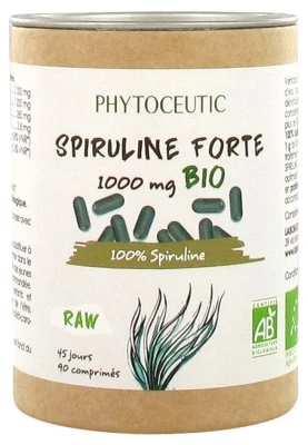 Phytoceutic Organic Spiruline Forte 1000mg 90 Tablets 3 Phytoceutic Organic Spiruline Forte 1000mg 90 Tablets