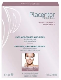 Placentor Végétal Anti-Pouch Anti-Wrinkle Pads 6 X 3g