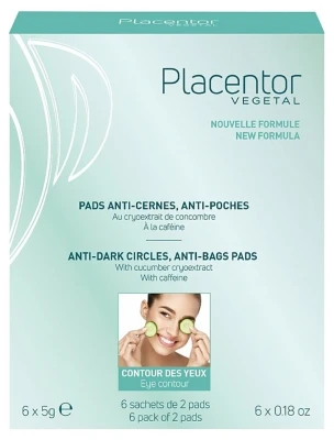 Placentor Végétal Anti-Dark Circle Anti-Pouch Pads 6 X 5g 3 Placentor Végétal Anti-Dark Circle Anti-Pouch Pads 6 X 5g