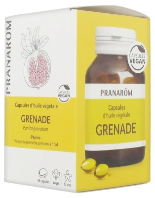 Pranarom Pranarôm Capsules Of Pomegranate Botanical Oil 60 Capsules 3 Pranarom Pranarôm Capsules Of Pomegranate Botanical Oil 60 Capsules