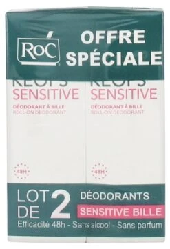 RoC Keops Sensitive Roll-on Deodorant 2 X 30ml