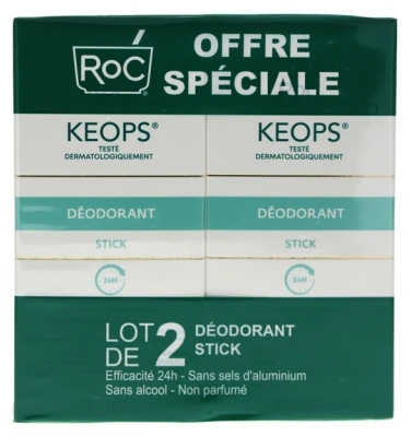 RoC Keops Stick Deodorant 2 X 40ml 3 RoC Keops Stick Deodorant 2 X 40ml