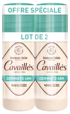 Rogé Cavaillès Dermato Deodorant 48H Stick 2 X 40ml