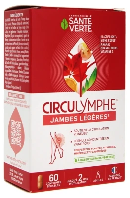 Santé Verte Circulymphe 60 Tablets 3 Santé Verte Circulymphe 60 Tablets