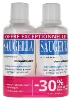 Saugella Dermoliquid 2 X 500ml