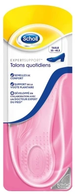 Scholl ExpertSupport Insoles Daily Heels 35-40,5 1 Pair 3 Scholl ExpertSupport Insoles Daily Heels 35-40,5 1 Pair