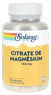 Solaray Magnesium Citrate 90 Capsules 3 Solaray Magnesium Citrate 90 Capsules